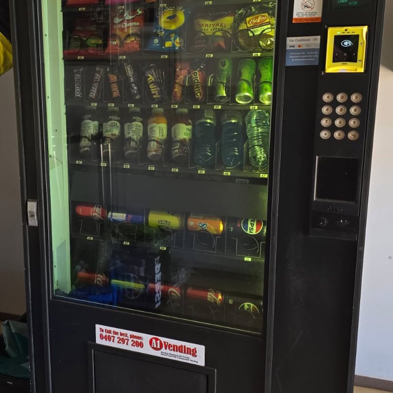 Cashless vending machines for WA work sites
