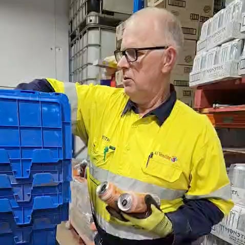 workplace vending machine restocked as part of a WA vending machine service